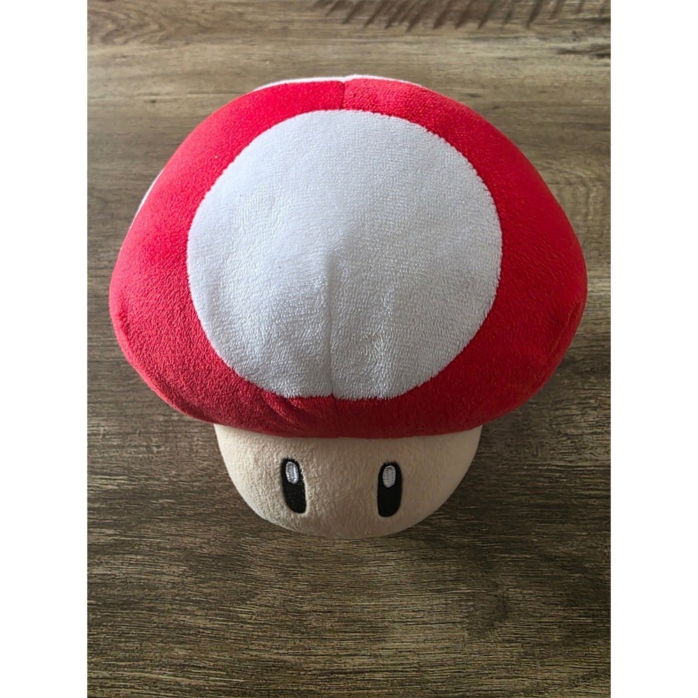 Nintendo Super Mario Bros Red Mushroom Plush Stuffed Toy‎ Power Up 7 Inch